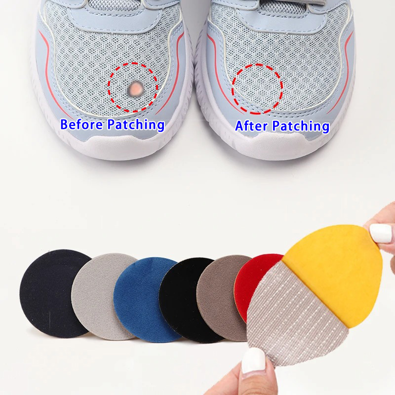 Sneaker Care Set - スニーカー修理耐摩耗パッチ靴ステッカーヒールプロテクター粘着パッチ修理フットケアツール製品