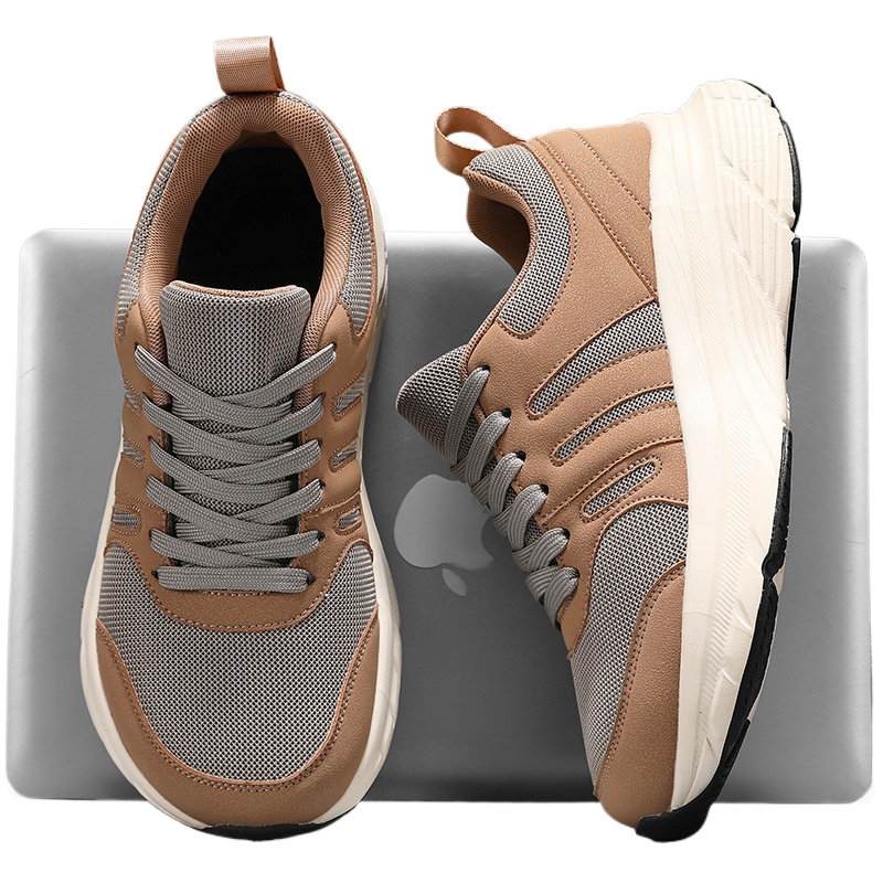 Sneaker Case - メンズワイドトゥボックススニーカー 秋冬 ビッグサイズ 39-48 通気性メッシュ カジュアルシューズ