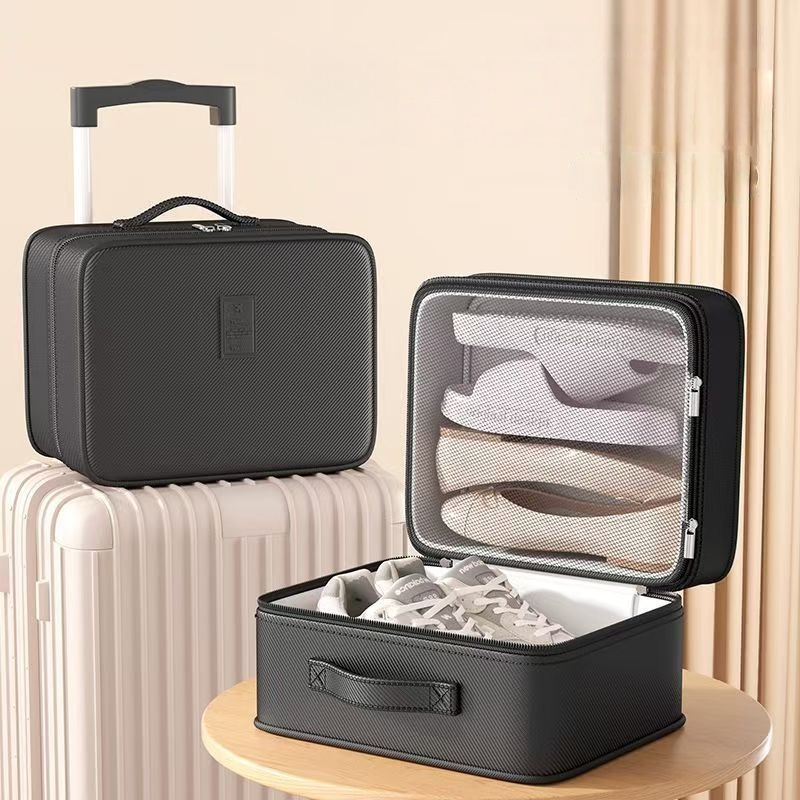 アップグレードトラベルシューズバッグオーガナイザー ジッパー - Sneaker Care Shoe Box のレビューと価格